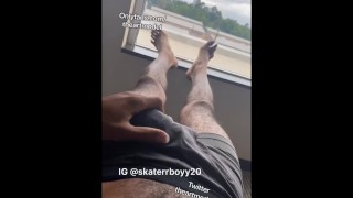 Pov Blowjob American Amateur Whips Out & Stroke His Big Dick