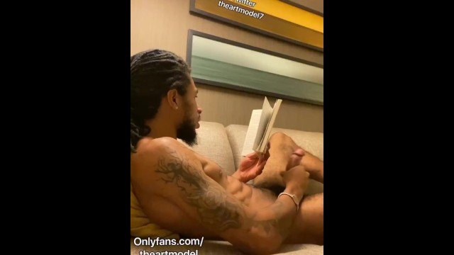 Amateur Reading Porn - Amateur Hot American Famous Guy Stroking & Reading a Book *ORGASM* -  Pornhub.com