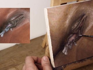 Joi Of Painting Episode 68 - Thick Cum Creampie