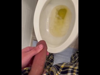 WATCH ME PISSING IN THE TOILET