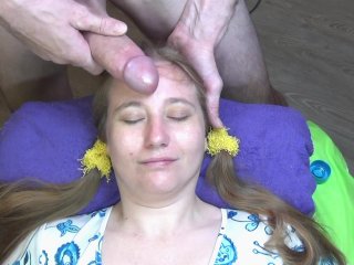Facial Massage with Big_Cock and_Cream