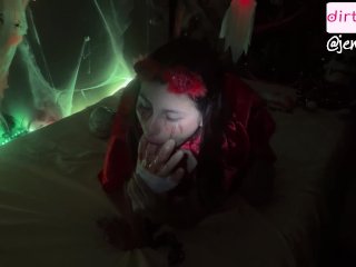My Videoophollating a Demon and Leaving His FaceFull of Milk - JENIFER PLAY