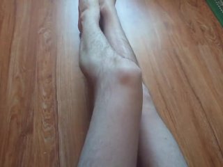 Hairy Legs And Pussy Full View