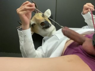 The Deer Slave Employee Was Instructed To Cum While Blaming The Urethra And Balls In The Office