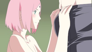 Animation Naruto Young Kunoichi Trainer Hentai Anime Animation Blowjob Tits Pussy Sakura And Sasuke Sex Part 1