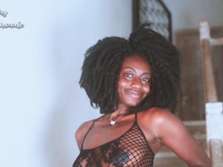 Sexy Ebony Princess Lingerie_Try On!, She IsAbsolutely Gorgeous!