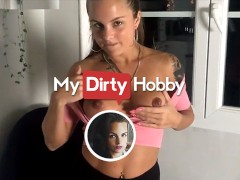 MyDirtyHobby - Arya_LaRoca Feels Lonely & Bored So She Seduces Her New Neighbour To Fuck Her