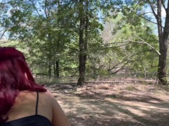 Big Boob Petite Girl Sucks and Fucks  on A Hiking Trail - stvrfirexx  ✧ OF - xohottie