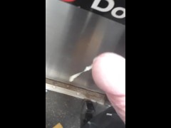 Jerking off on the 6 train cum shot stand clear of closing doors please