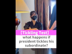 what happens if president tickles his subordinate?♡ #shorts