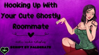 Tight Pussy Hooking Up With Your Submissive Fucktoy's Cute Ghostly Roommate