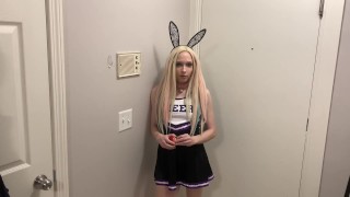 Cheerleader Full Video On Onlyfans Petiteandsweet69 Of A Trick Or Treater Cheerleader Coming Inside To Fuck A Neighbor