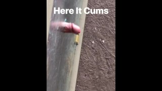 Cum Join Me At This Outdoor Gloryhole So We Can Make A Mess Together Pissing & Cumming Outdoors