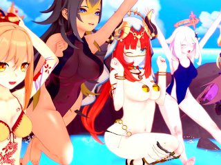 Genshin Impact Sfm Hentai Compilation (Nilou, Dehya, Paimon, Fischl, Yoimiya)