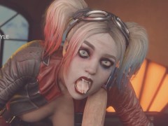 THE BADDIES POUNDER ! ! HARLEY QUEEN HOPPING ON MY GIGA-DONGER