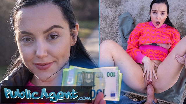 Quick money or Public Agent in Czech streets (Zoe Doll)