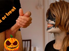 HALLOWEEN TASTE GAME with my Roommate| Almoust caught by my cuckold boyfriend - Sheila Moore
