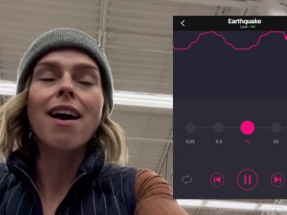Cumming Hard in Grocery Store with LushRemote Controlled_Vibrator