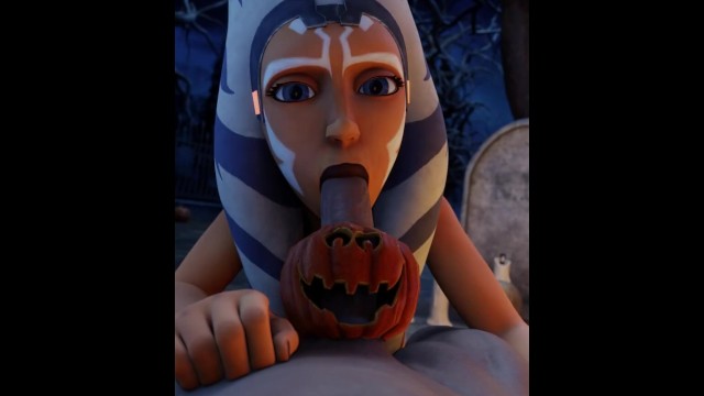 Ahsoka Halloween Blowjob - Star Wars 3d Animation Loop with Sound -  Pornhub.com