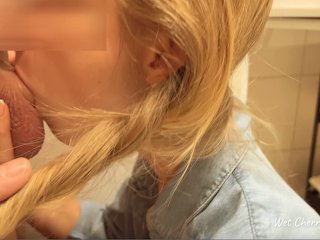Blonde Pigtail Student Practice To Deepthroat Teachers Dick And Gets Cumshot Cim 4K Wetcherryblonde
