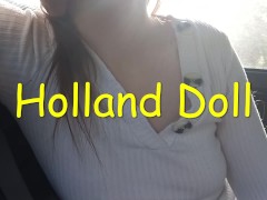 102 Holland Doll - Sucking Daddy's Pole in the Car
