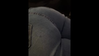 Shemale Huge Ass Jeans - Big Butt Shemale in Jeans Shaking - Pornhub.com