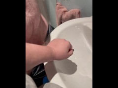 wife jerked me into the sink