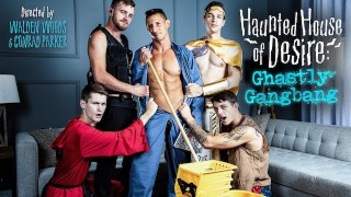 Doggystyle Nextdoorstudios Ghastly Gangbang Over The Top Muscle Hunk