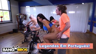 Bangbros BANGBROS Rose Monroe Workout Video With Portuguese Subtitles