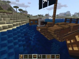 How to Build a Small PirateShip in Minecraft