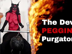 Satan Devil Femdom Pegging Purgatory Cosplay Halloween FLR Rough Extreme Huge Dildo Butt Plug