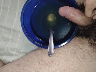 I Cumshot In This Blue Bawl Before I Piss Inside It