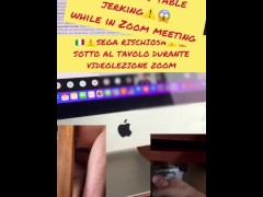 Jerking while in zoom meeting