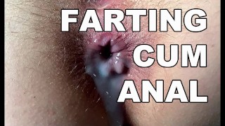 Pussy Fart SQUIRTING HAIRY ANAL ORGASM FART ASSHOLE CLOSE UP CREAMPIE FARTING CUM ANAL