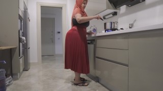 Homemade With Her Skirt My Badass Stepmother Hardened My Dick