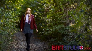 Schoolgirl An Evil Dildo Monster Fucks An 18-Year-Old British Schoolgirl