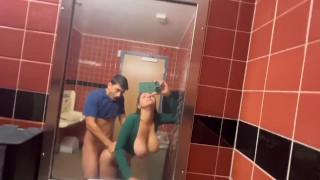 Indian step sister Creampie in Whole Foods public bathroom IG: @HaileyRoseVisuals