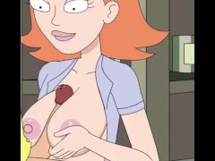 Rick and Morty - A Way Back Home - Sex Scene Only - Part 56 Jessica Boobjob By LoveSkySanX