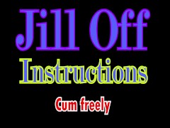 Jill Off Instructions: Male moaning and instruction
