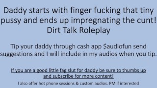 Roleplay Finger Fucking The Tiny Pussy Becomes Impregnating The Cunt Dirty Talk Roleplay