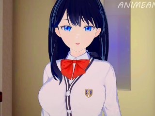 Ssss.gridman. Rikka Takarada Anime Hentai 3D Uncensored