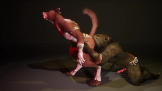 Animation Of Rough Furry Sex