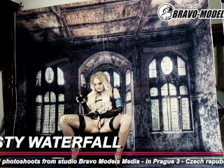 487 - Kristi Waterfall Cosplay Photoshoot In Our Studio