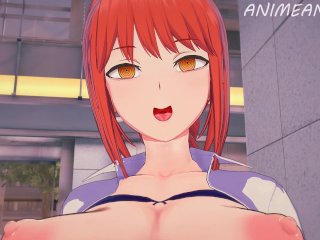 Makima Rides Denji's Dick To Transform Him Into Her Pet Until Creampie - Chainsaw Man Anime Hentai
