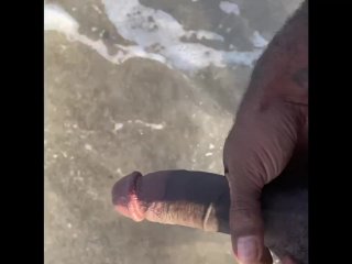 BBC FIRST NUDE BEACH EXPERIENCE AND MASTURBATION IN THEOCEAN ALMOST_CAUGHT SOMEWHERE IN FLORID