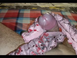 Alien Creatures Jerk Their Cock To Make Him Cum