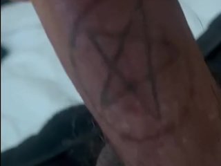 Hot Guy Jacks Off Tattooed Cock Until He Cums
