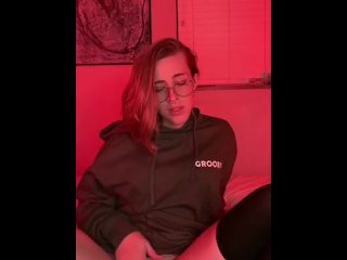 Tgirl Smokes And Masturbates