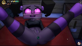 Video Game Enderman Puts Huge Anal Beads In Her Ass In Hornycraft Minecraft Hentai Game Ep 13
