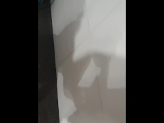 girlfriend giving bwc blowjob in the shower